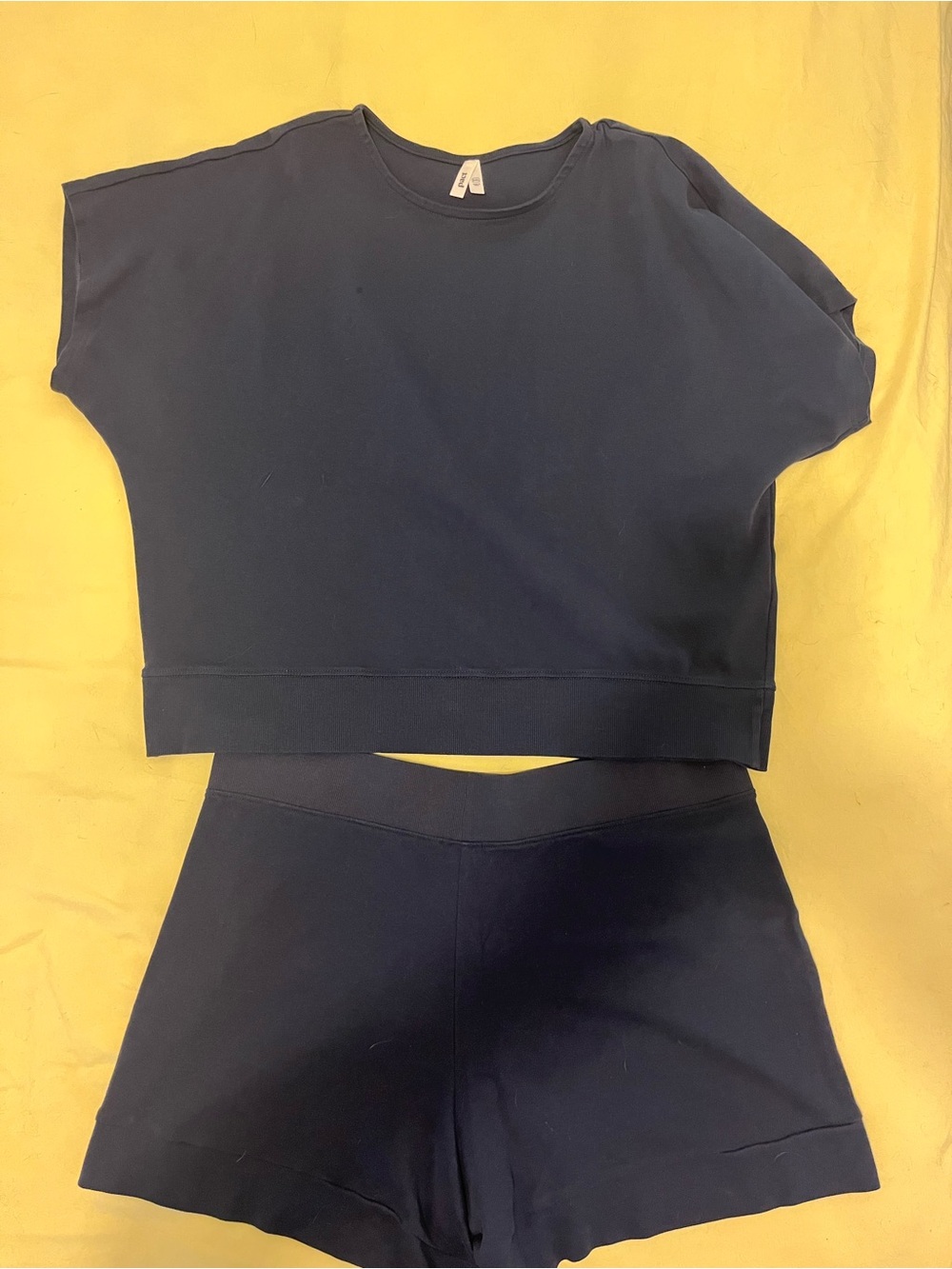 Pact Kids Navy Short Set